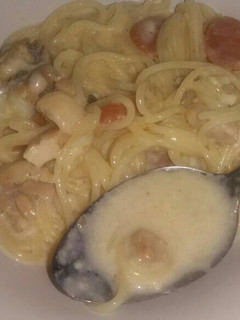 Foto resep #11 Spaghetti Kuah Susu Simple Sehat