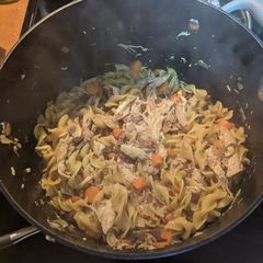 A picture of Daddy's Chicken Noodle Soup.