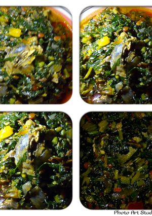 A picture of Vegetable soup.