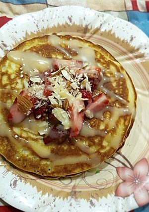 A picture of Strawberry Pancakes.