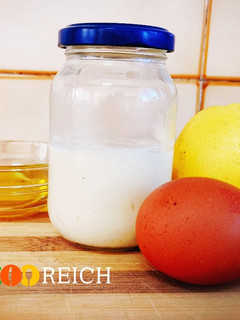 Una foto de Mayonesa fácil, sana y segura. Receta base