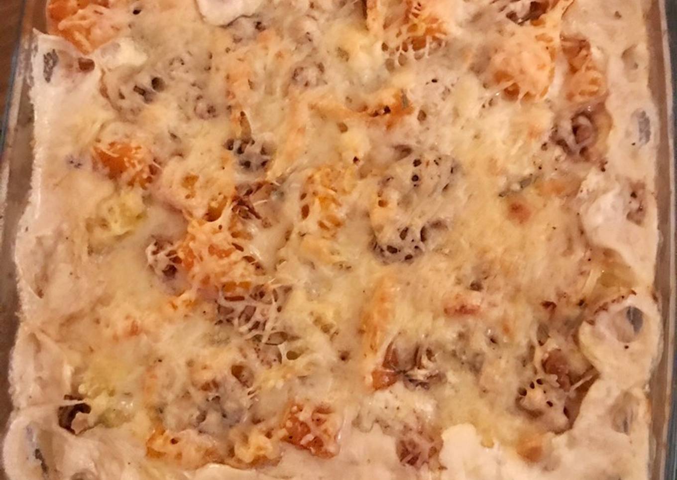 Gratin de pommes de terre/butternut