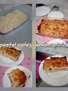 Una foto de Pastel de jamón dulce