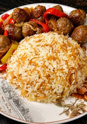 صورة لوصفة كرات الكفتة بالخضار