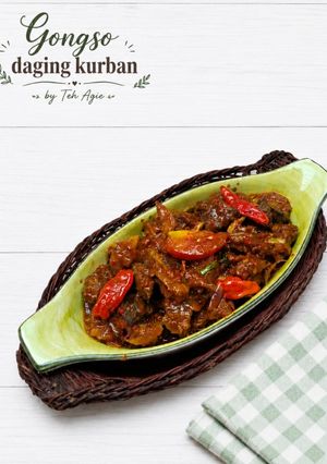 Foto resep Gongso Daging Kurban
