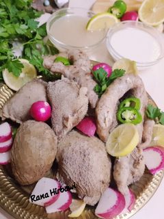 صورة لوصفة طريقة عمل كرشات وفوارغ