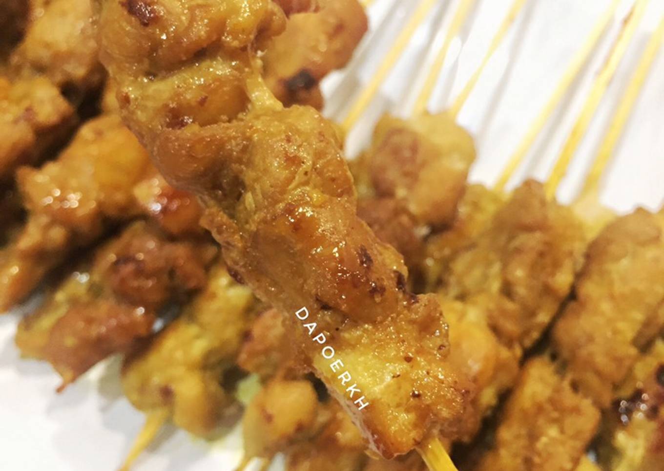 Sate Ayam Teflon Simple