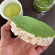 Tortitas de arroz con chocolate de Matcha