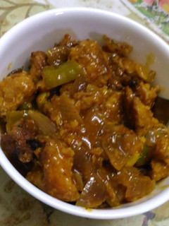 A picture of Chilli chicken.
