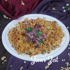 A picture of Chana Dal Pulao.