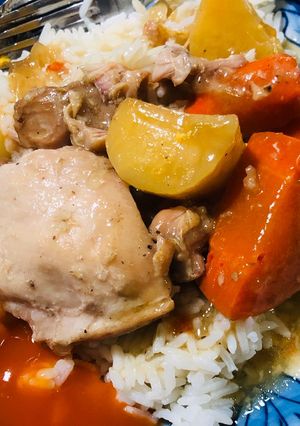 รูปของ ไก่อบหม้อหุงข้าว