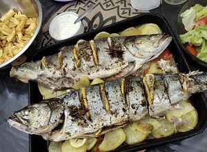 Una foto de Sardina de banco al horno