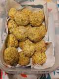 Polpette zucchine e ricotta cotte in friggitrice ad aria