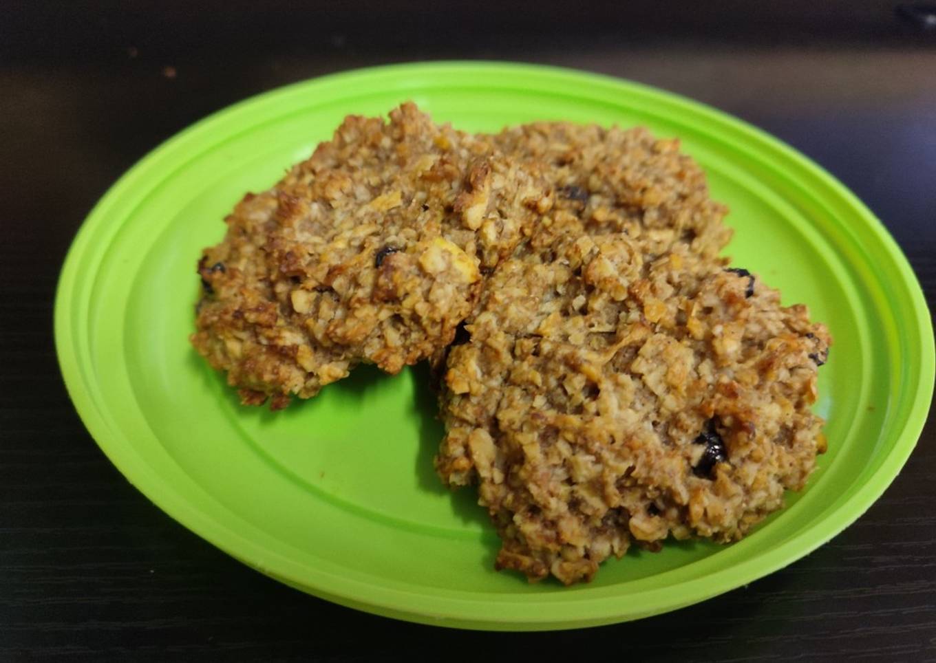 Galletas de avena con manzana y canela
