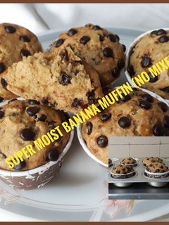 Foto resep #45. Super Moist Banana Muffin