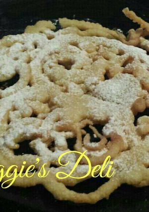 Una foto de Funnel cake o pastel de embudo
