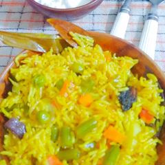 A picture of #ACF#favouriterecepie#post_2#dishname_vegetable_pulao.