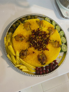 عکسی از دستور ته چین و ته انداز مرغ