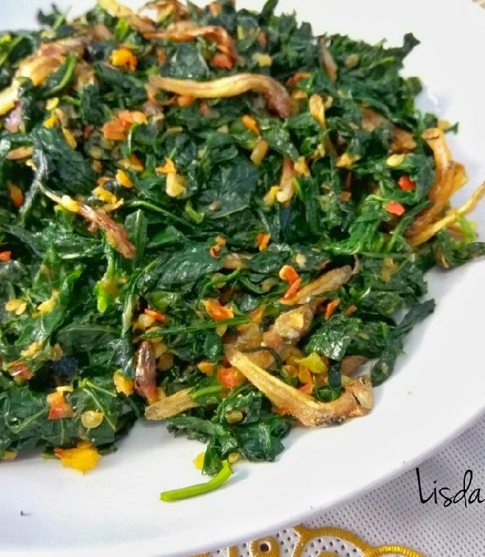Foto resep Tumis Daun Singkong Sederhana