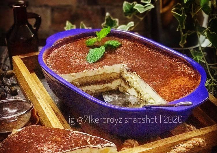 Resepi 🍰 EGGLESS TIRAMISU yang Yummy