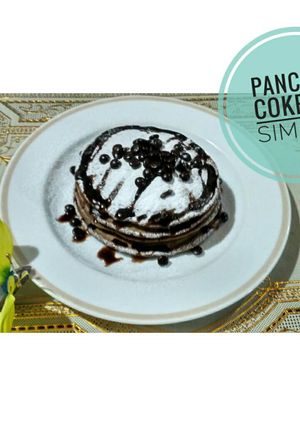 Foto resep Pancake Cokelat Simple
