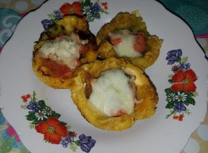 Una foto de Canastitas de plátano