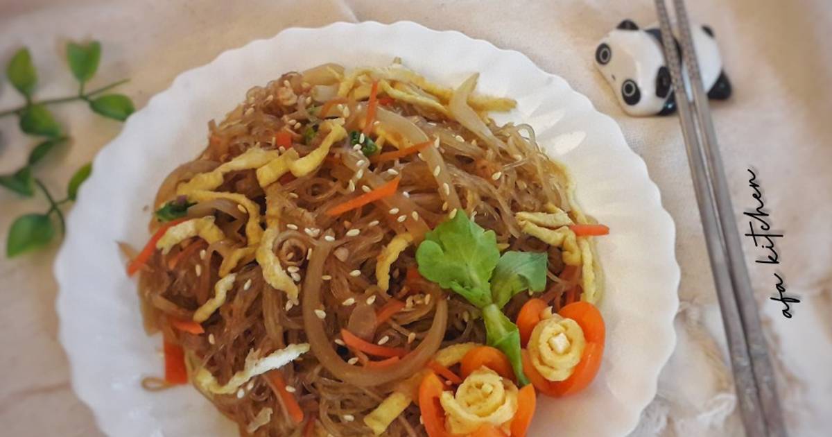 18 resep soun goreng korea  enak dan sederhana Cookpad