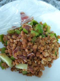 Una foto de Ensalada de lentejas