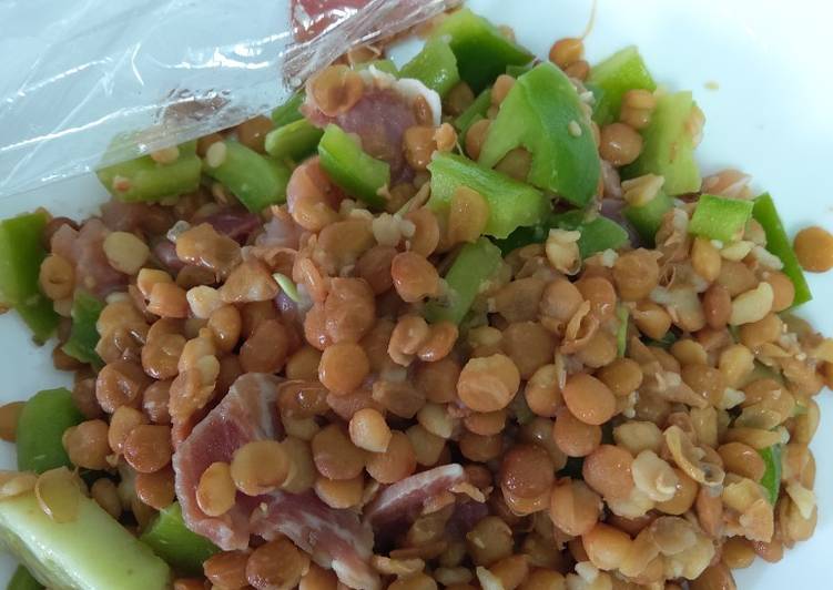 Ensalada de lentejas