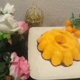 Orange coloured Egg Pudding