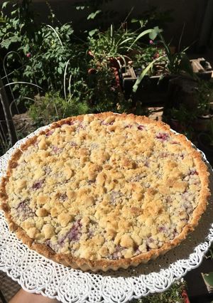 Una foto de Crumble de frutos rojos