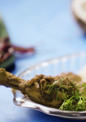A picture of Chicken Chettinad.