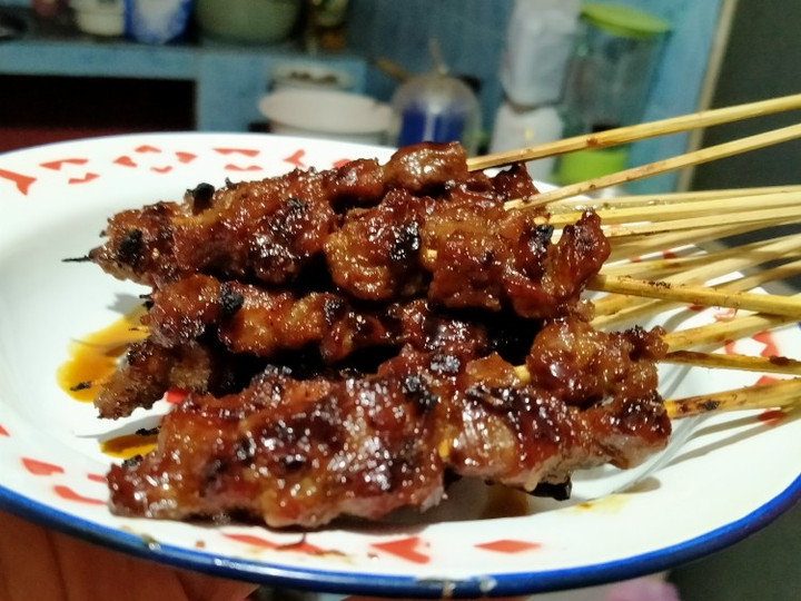 Langkah Mudah untuk Menyiapkan 117. Sate maranggi sambal matah, Lezat Sekali