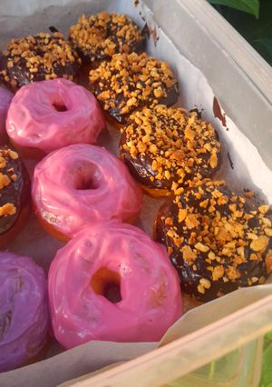 Foto resep Donat Ubi Kuning Pandan