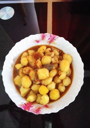 Dafaffan dankali Irish ainihin hoton girkin