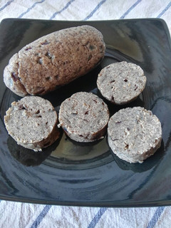 Una foto de Morcilla vegana