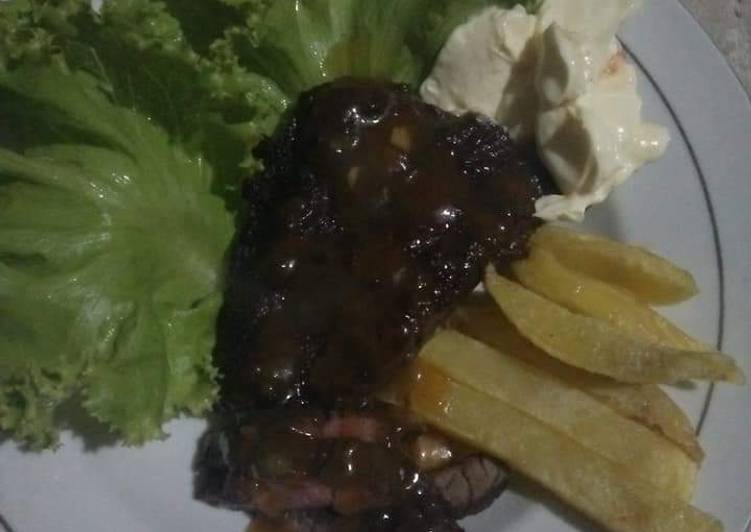 Steak daging