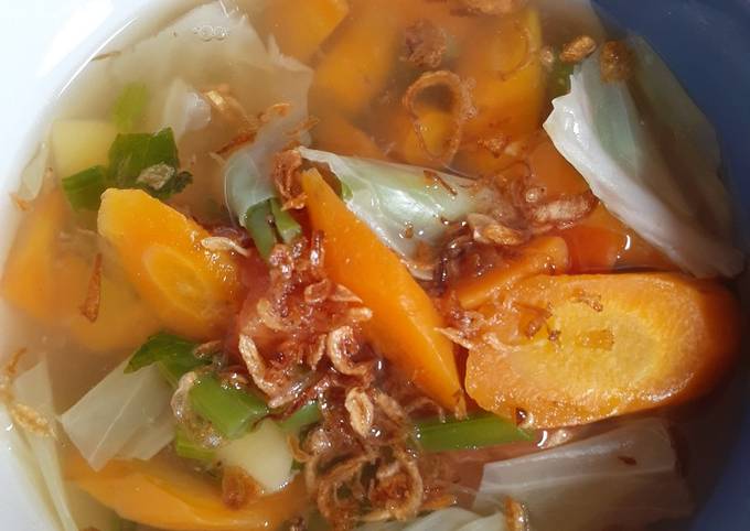 Sop sayur sederhana