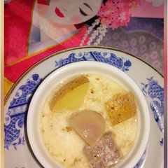 A picture of Steak and Potato Cream Soup in Slow Cooker.