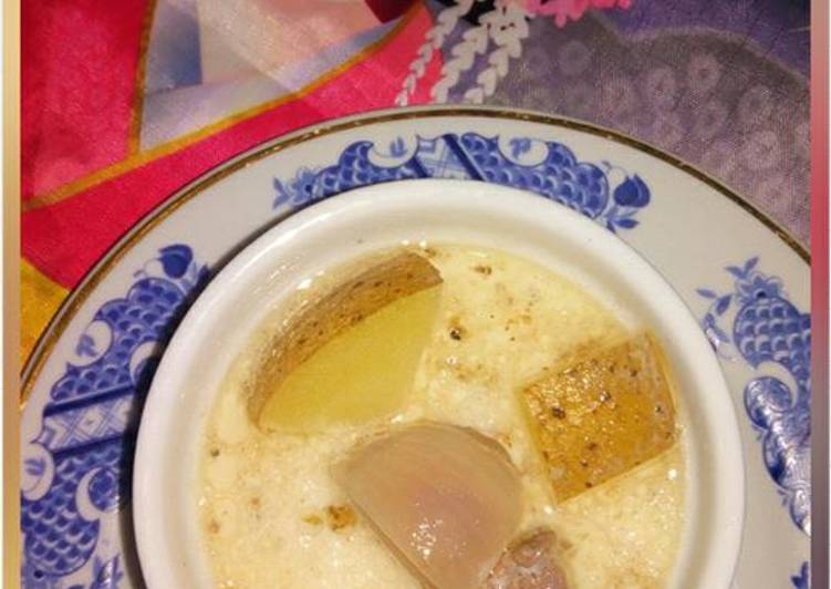 Steak and Potato Cream Soup in Slow Cooker