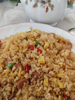 Foto resep Nasi Goreng Sosis Pedas Mantap