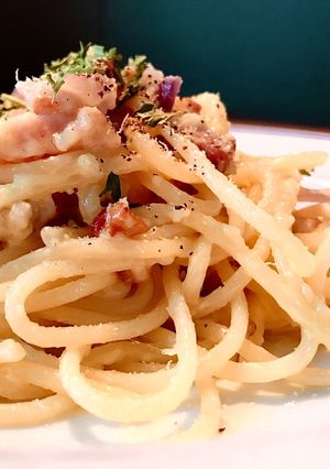 Hình của món Mì Ý (Spaghetti) Carbonara Cream Cheese.