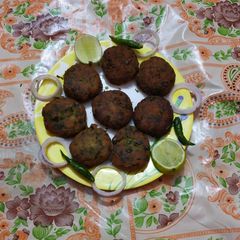 A picture of Chicken shami Kabab.