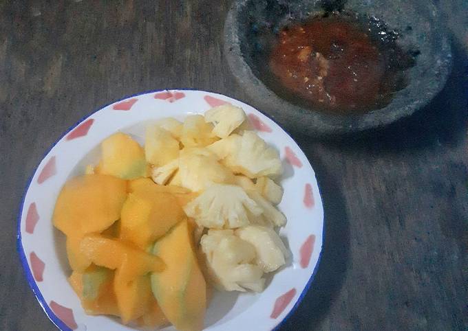 Resep Rujak Buah Oleh Eva Dwi Cookpad 