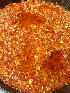 Hình của món Sa tế ớt ngọt không cay.