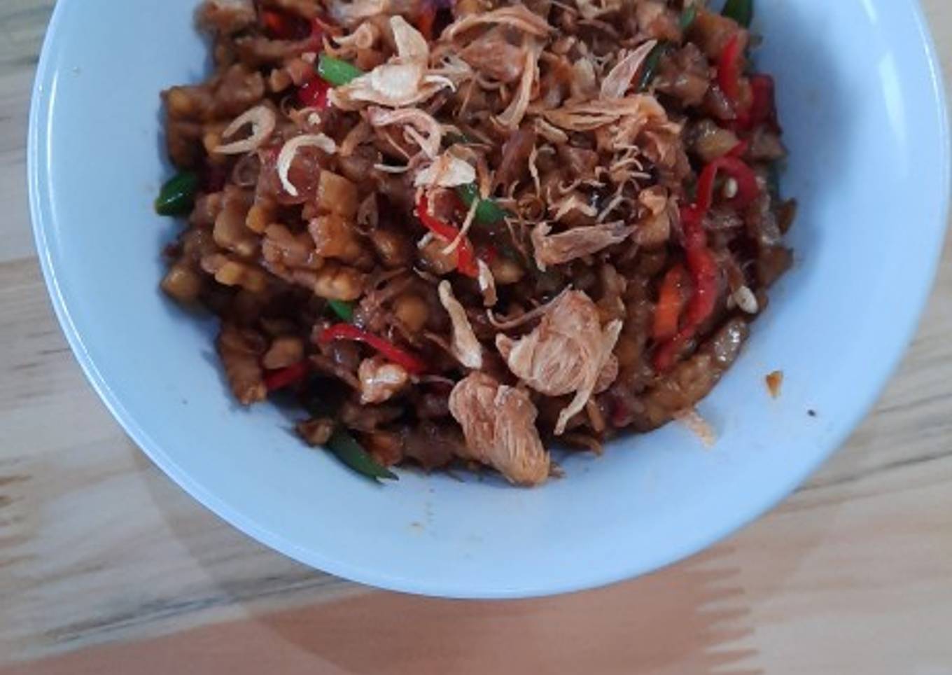 Oseng tempe sederhana