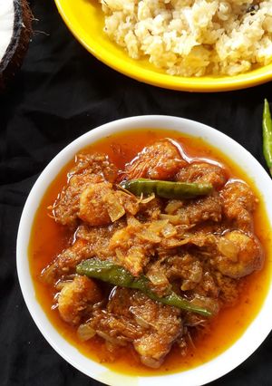 চিংড়ি মাছের মালাই কারি(chingri macher malai curry in bangali) রেসিপির প্রধান ছবি