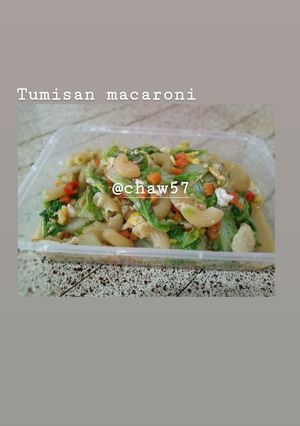 Foto resep Tumisan macaroni pedas