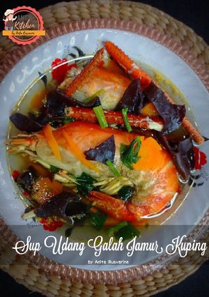 Foto resep Sup Udang Galah Jamur Kuping