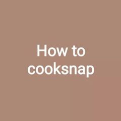 A picture of How to send a cooksnap.